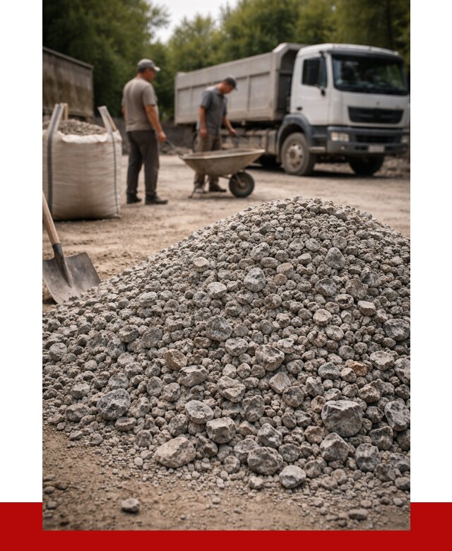 Гранитный щебень фракция 20-40 в Балахне от 3343 руб. ПРОНЕРУДБлх