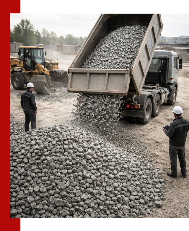 Доставка гранитного щебня фракции 20-40 в Балахне