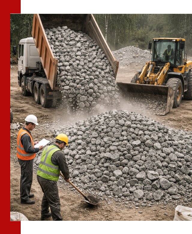 Гранитный щебень фракция 70-150 доставка в Балахне