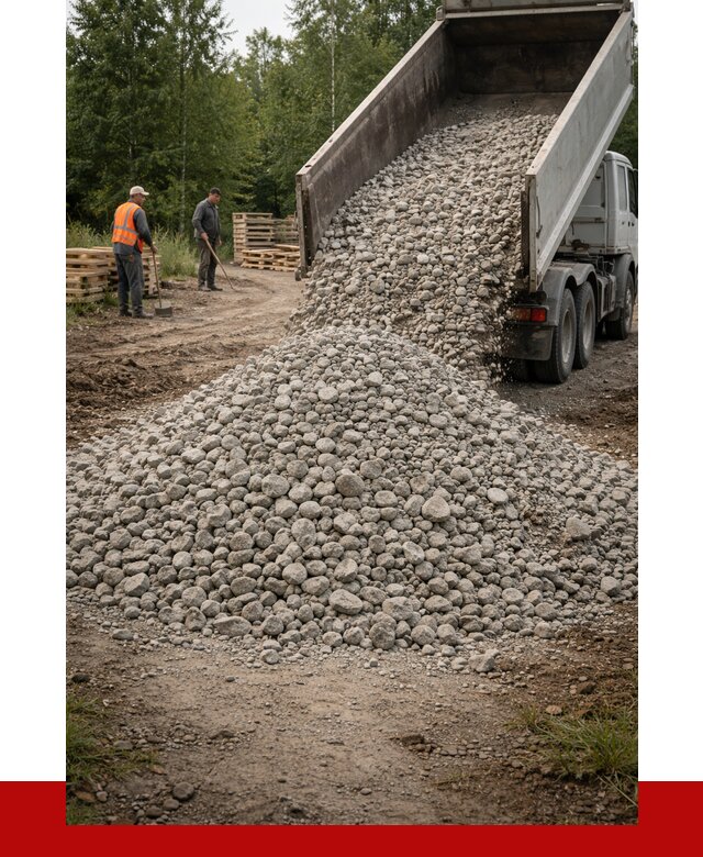 гравийный щебень фракция 70-120 в Балахне от 2560 р. ПРОНЕРУДБлх