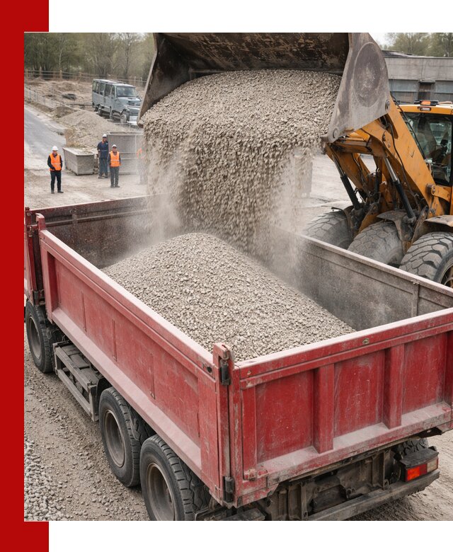 Купить известняковый щебень фракции 0-5 с доставкой в Балахне