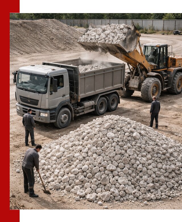 Известняковый щебень фракция 70–150 с доставкой в Балахне