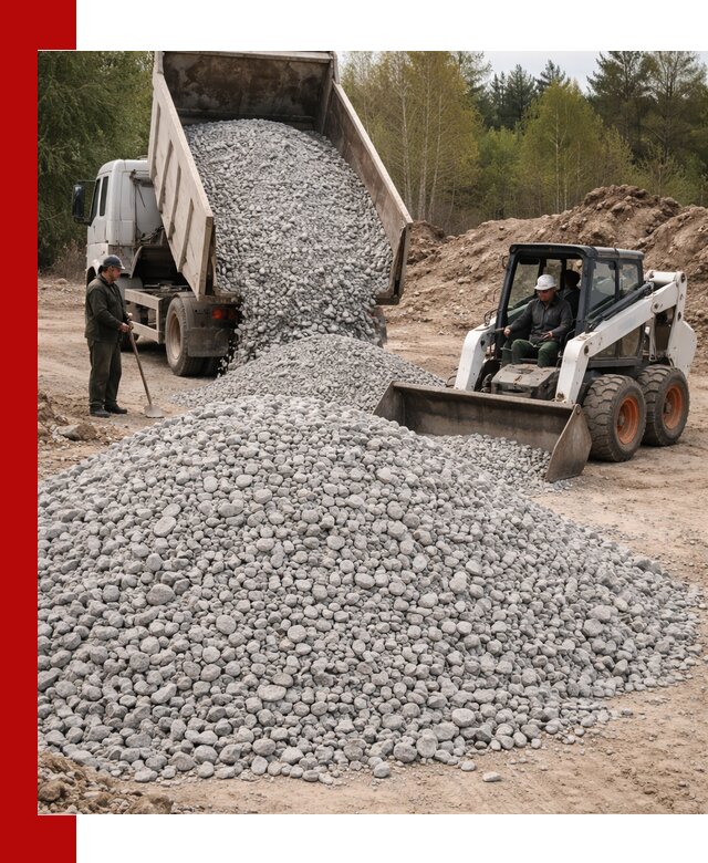 Доставка доломитового щебня в Балахне напрямую от карьера