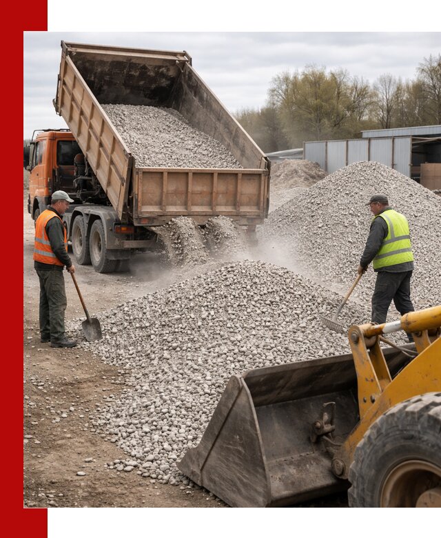 Доломитовый щебень фракции 5-20 с доставкой в Балахне