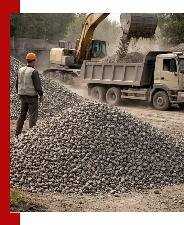 Шлаковый щебень фракция 5-20 с доставкой в Балахне