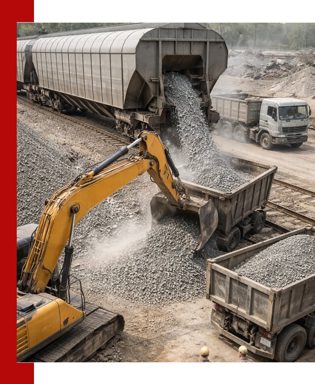 Доставка железнодорожного щебня в Балахне крупными партиями быстрого отгруза