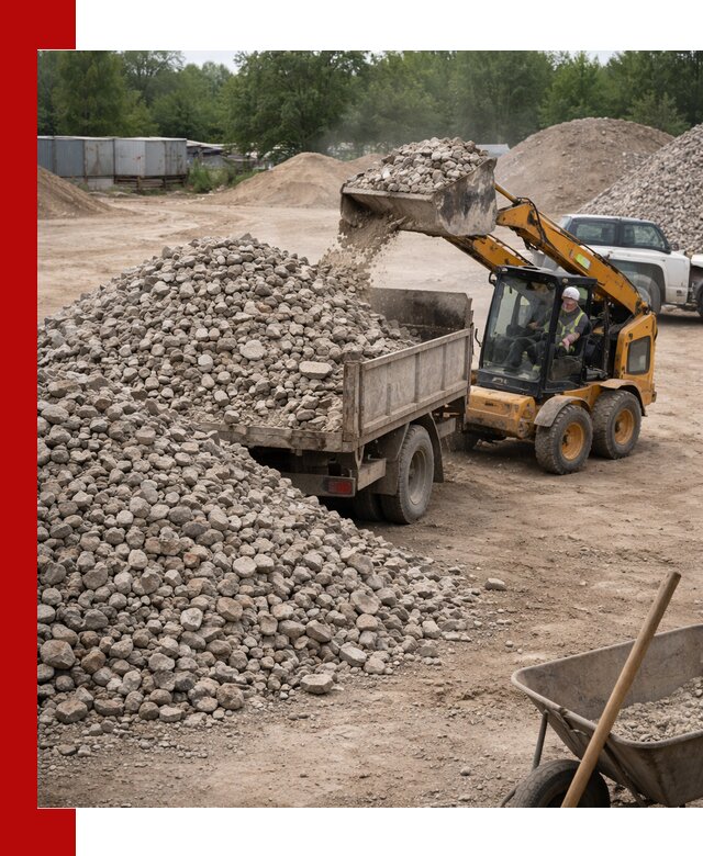 Доставка вторичного щебня в Балахне для строительных работ
