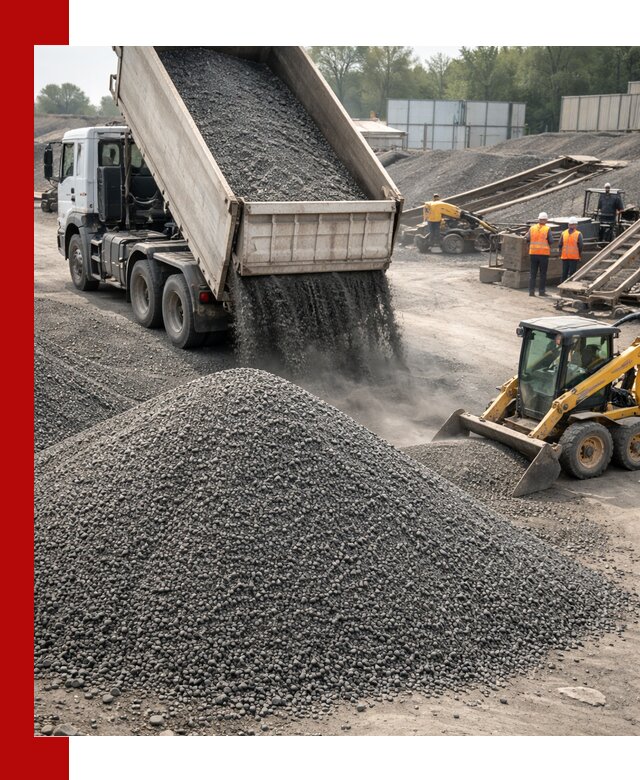 Вторичный щебень фракция 0–5 с доставкой в Балахне