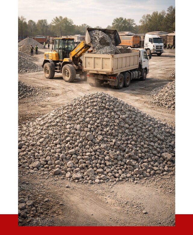 Вторичный щебень фракция 40-70 в Балахне от 1818 р, ПРОНЕРУДБлх