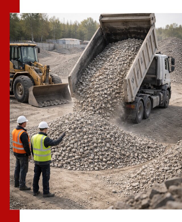 Вторичный щебень фракция 40–70 доставка в Балахне