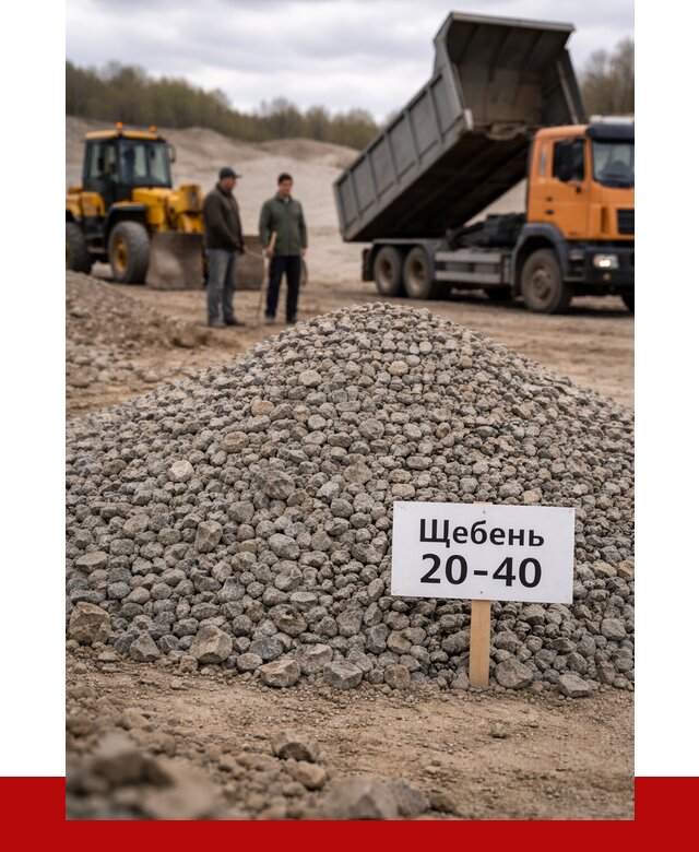 Бетонный щебень фракция 20-40 в Балахне от 2560 р. | ПРОНЕРУДБлх