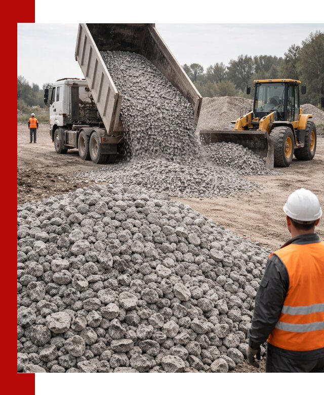 Доставка бетонного щебня фракции 20-40 в Балахне