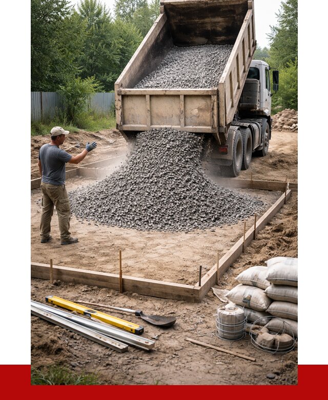 Купить щебень для фундамента в Балахне от 4702 р. | ПРОНЕРУДБлх