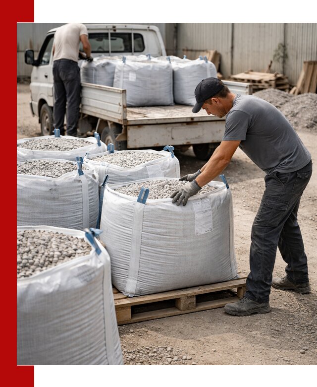 Доставка щебня в мешках по выгодным ценам в Балахне