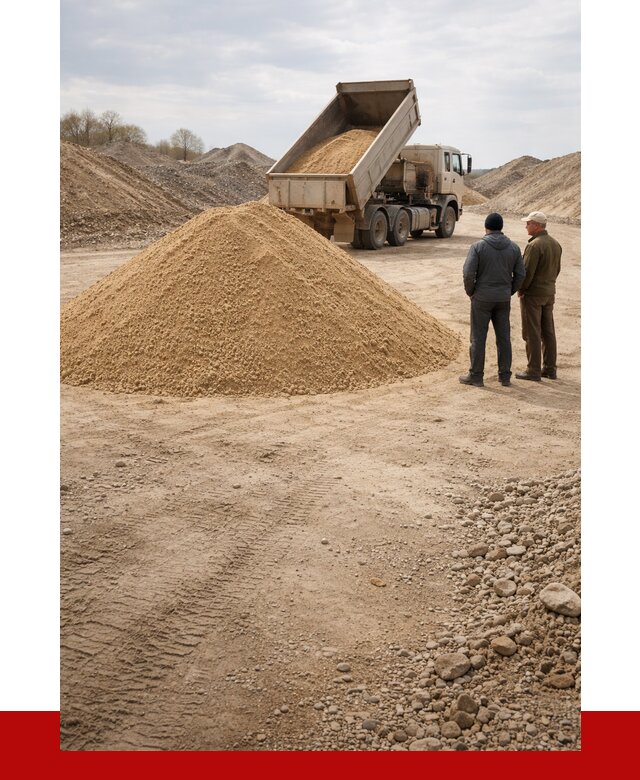 Карьерный песок крупнозернистый в Балахне от 8881 р | ПРОНЕРУДБлх