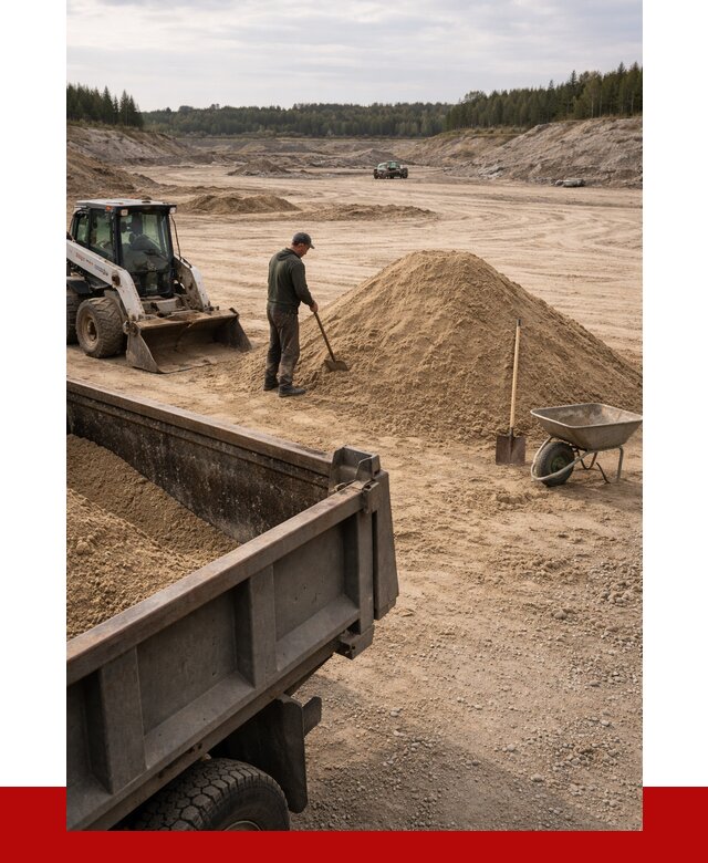 Карьерный песок среднезернистый в Балахне, от 2299 р. ПРОНЕРУДБлх