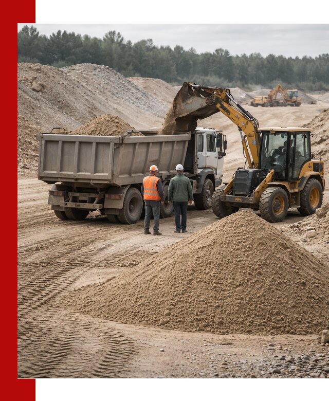 Карьерный среднезернистый песок с доставкой в Балахне