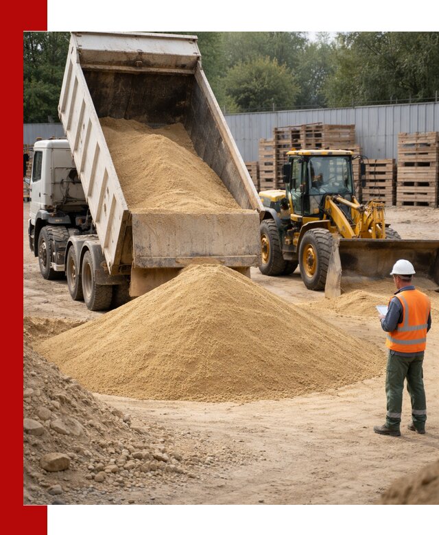 Доставка карьерного мелкозернистого песка в Балахне