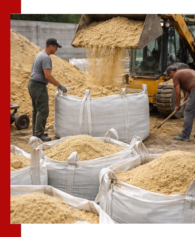 Поставка качественного песка для кладки в Балахне