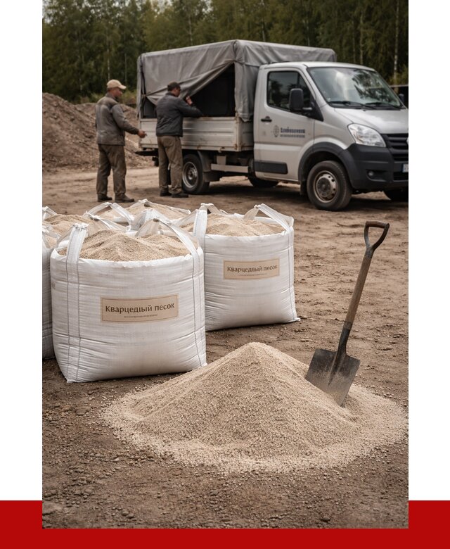 Кварцевый песок для пескоструя в Балахне от 4702 р. | ПРОНЕРУДБлх