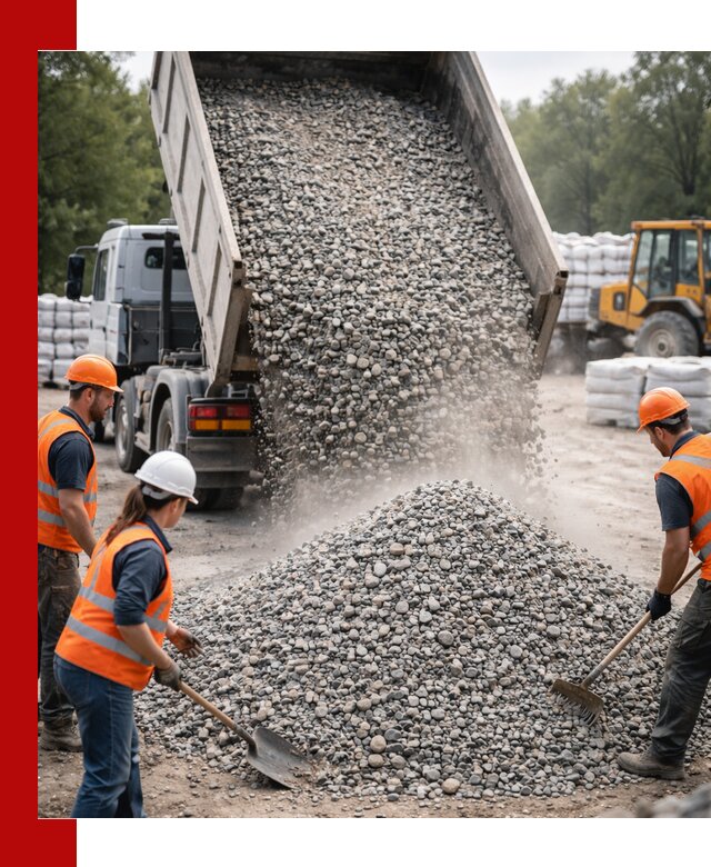 Доставка гравия и камня в Балахне оптом и в розницу