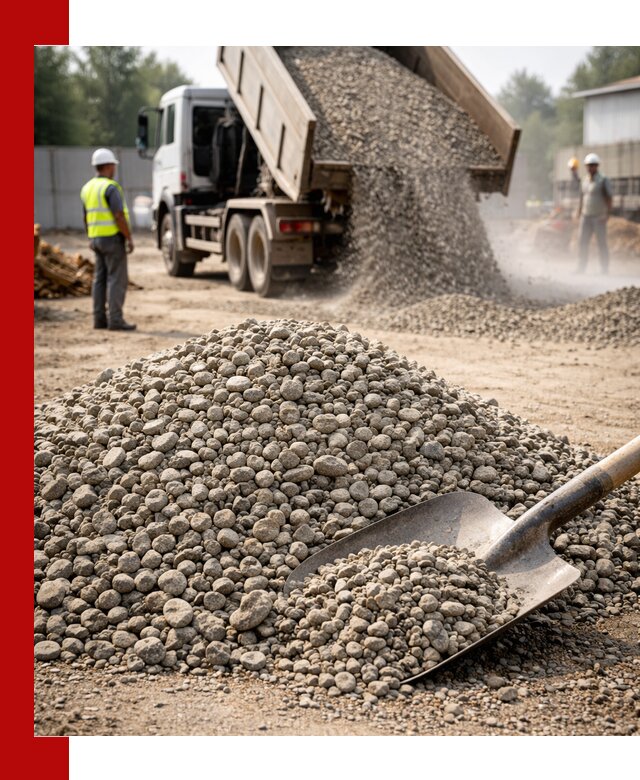 Доставка гравия фракции 20-40 в Балахне с самосвалами