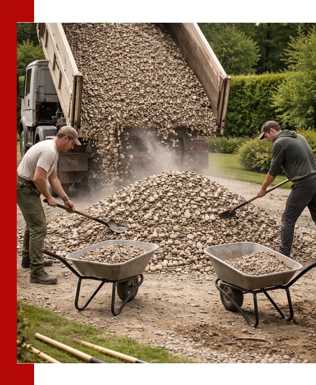 Доставка и продажа декоративной гальки в Балахне