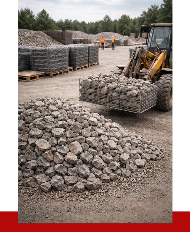 Камень для габионов фракция 70-150 в Балахне от 4388 р. | ПРОНЕРУДБлх