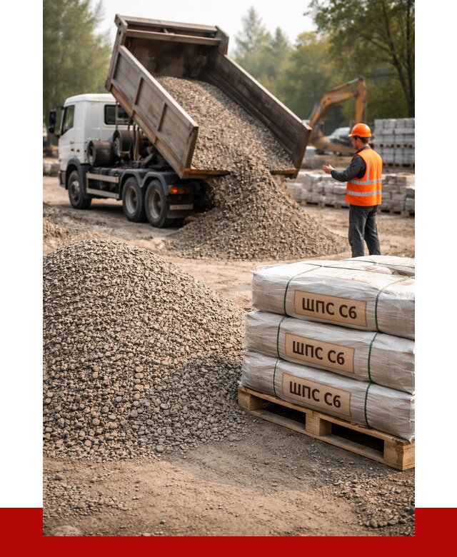 ЩПС С6 в Балахне с доставкой от 2299 р. за куб | ПРОНЕРУДБлх