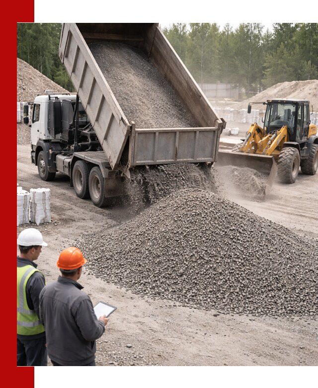 Доставка и продажа гранитного отсева 0-10 в Балахне