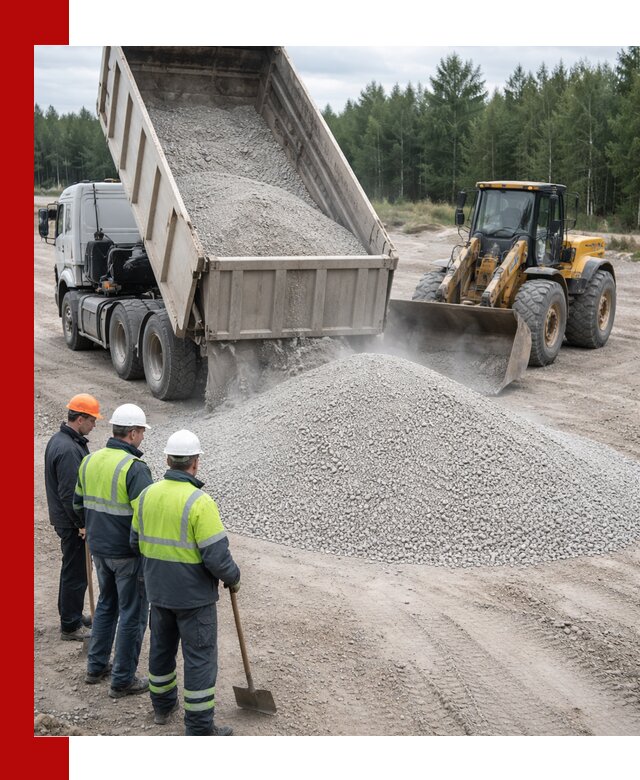 Известняковый отсев 0-5 доставка в Балахне быстро и выгодно