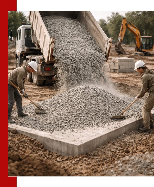 Доставка и продажа отсева для бетона в Балахне