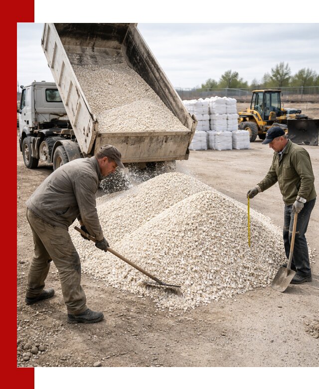 Мраморная крошка с доставкой и разгрузкой в Балахне