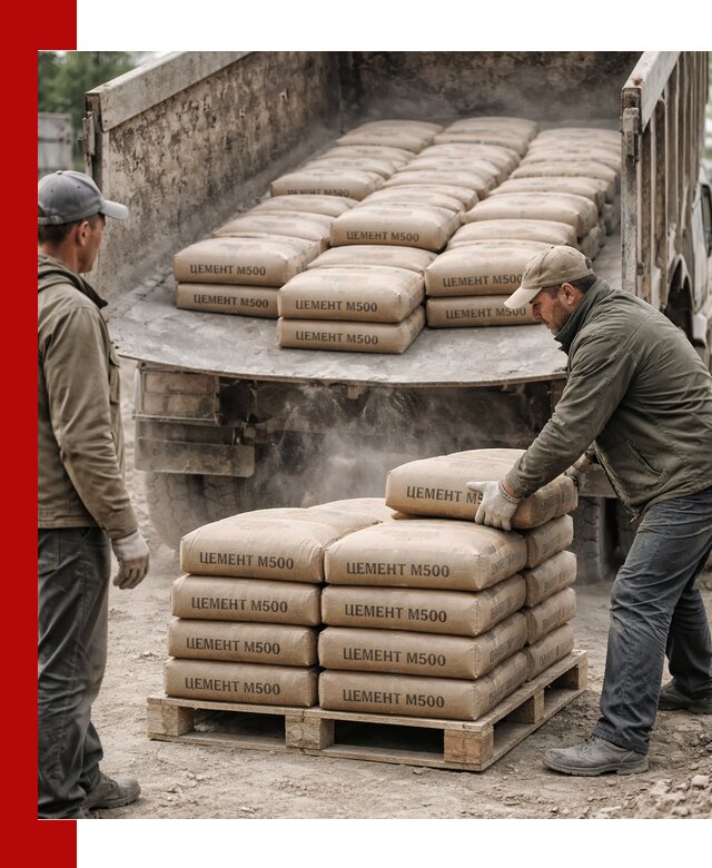 Цемент М500 с доставкой самосвалом в Балахне