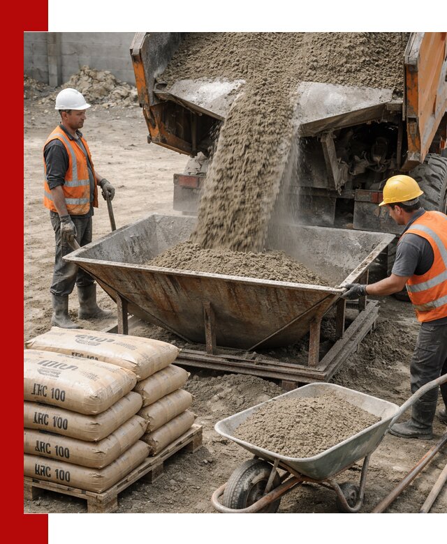 Доставка цементно-песчаной смеси М100 в Балахне