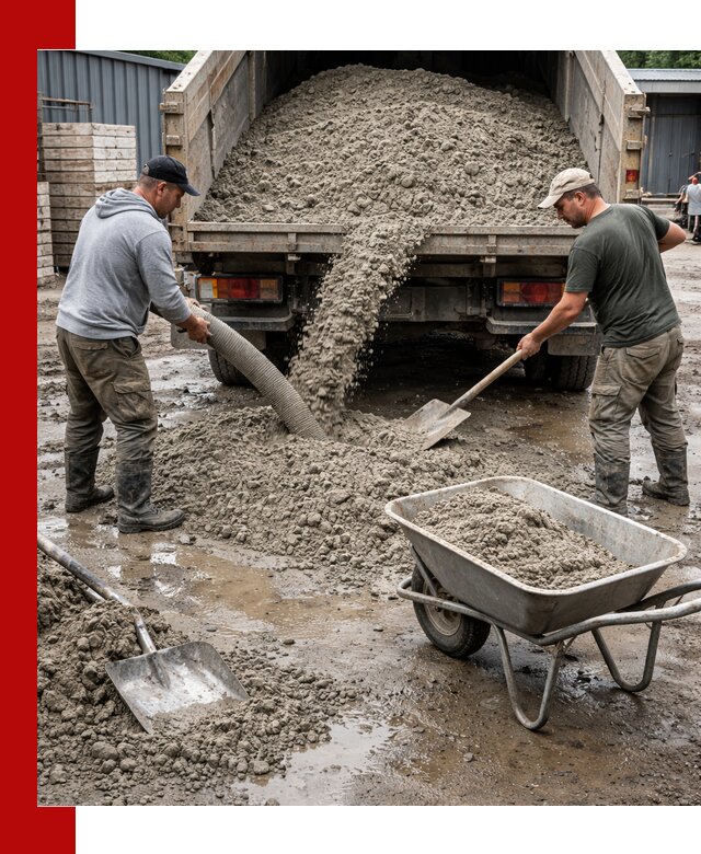 Цементно-песчаная смесь М150 доставка в Балахне