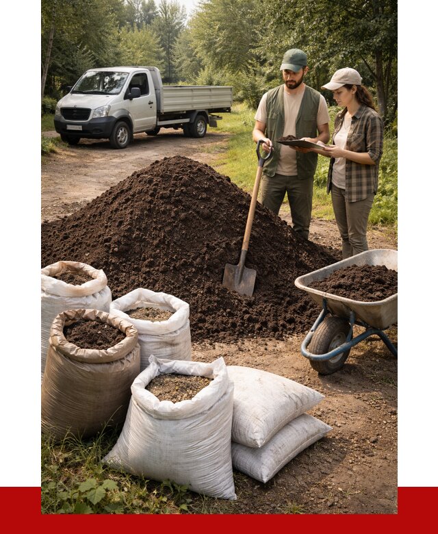 Купить грунт с доставкой в Балахне от 4702 р. за м3 | ПРОНЕРУДБлх