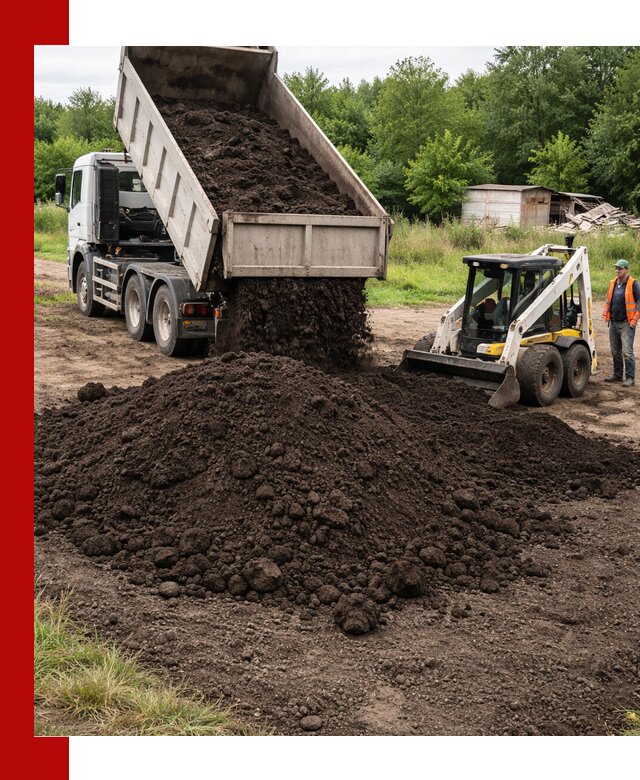 Поставка плодородной земли с доставкой самосвалом в Балахне