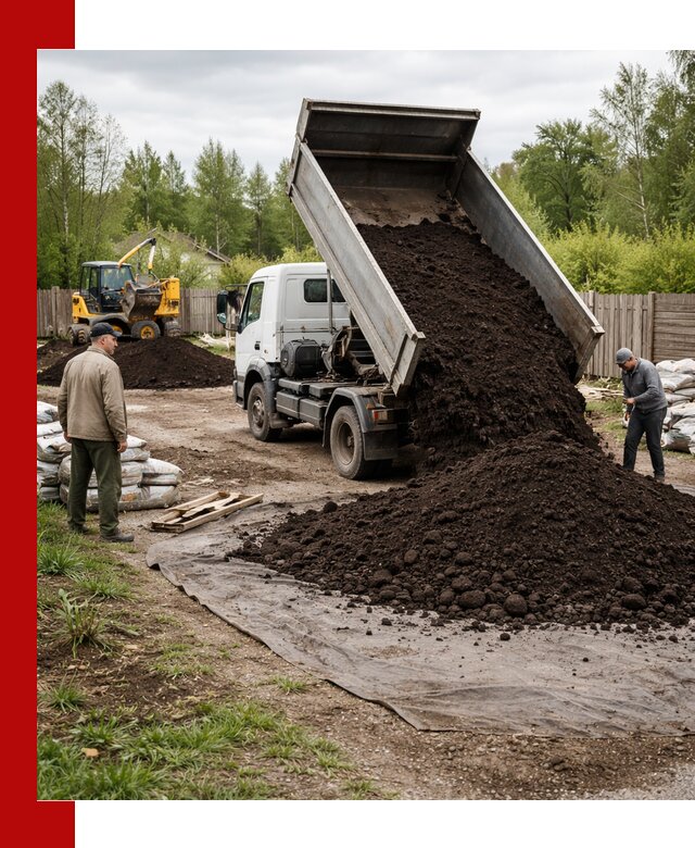 Доставка качественного почвогрунта в Балахне оптом и в розницу