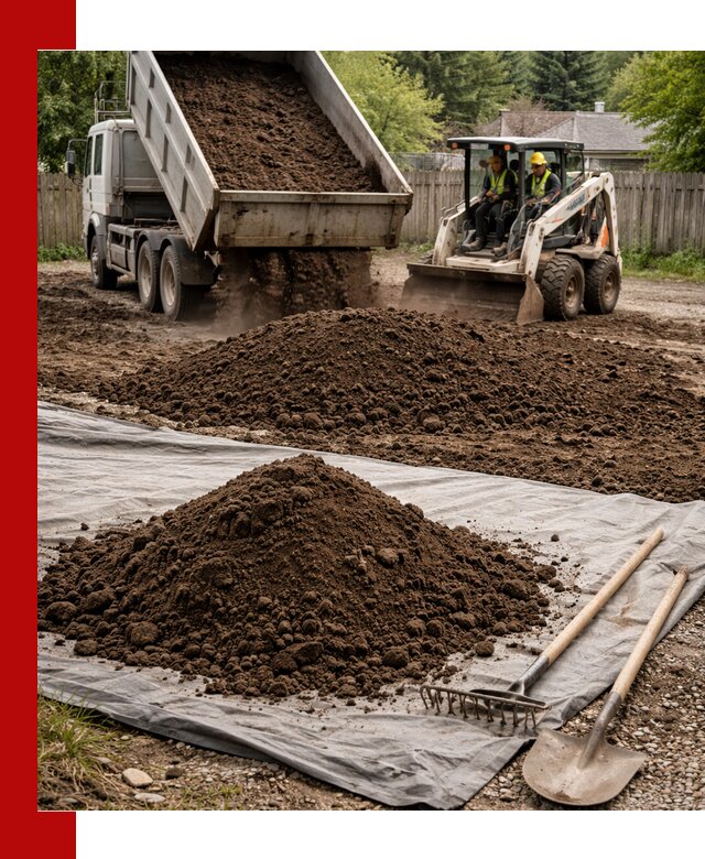 Грунт для отсыпки участка с доставкой в Балахне