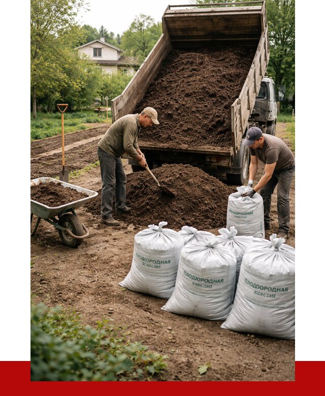 Плодородная смесь в Балахне от 4388 р./куб с доставкой | ПРОНЕРУДБлх