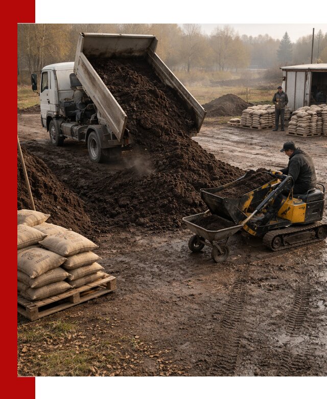 Кислый торф в доставке по выгодным ценам в Балахне