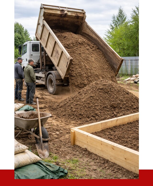 Торфо песчаная смесь в Балахне с доставкой от 1933 р. | ПРОНЕРУДБлх