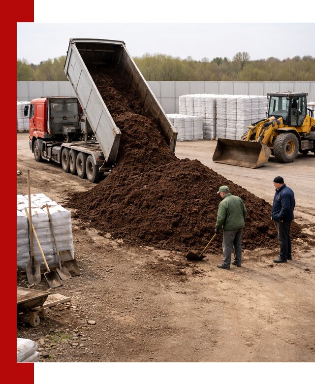 Доставка торфяных смесей оптом и в розницу в Балахне