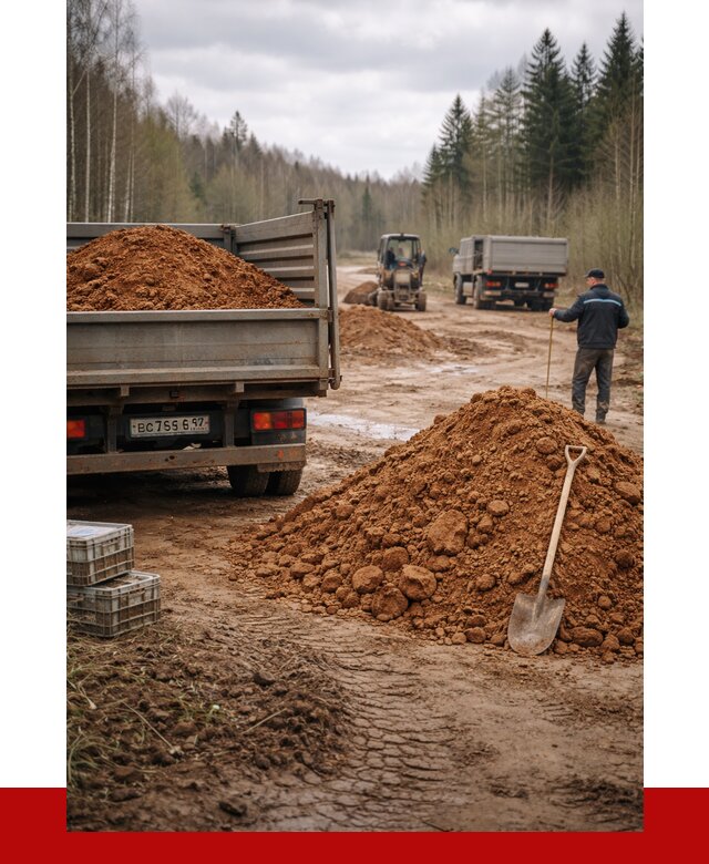 Глина и суглинки в Балахне от 4702 р. за куб | ПРОНЕРУДБлх