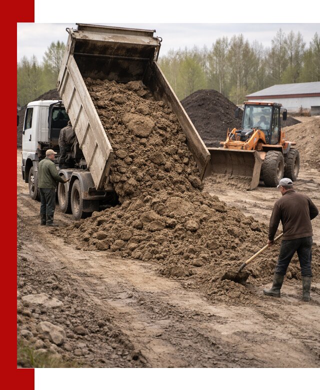 Доставка глин и суглинков в Балахне оптом и вкрай