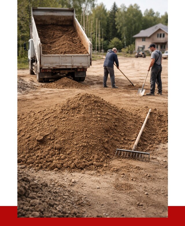 Суглинок для планировки в Балахне с доставкой от 4388 р. | ПРОНЕРУДБлх