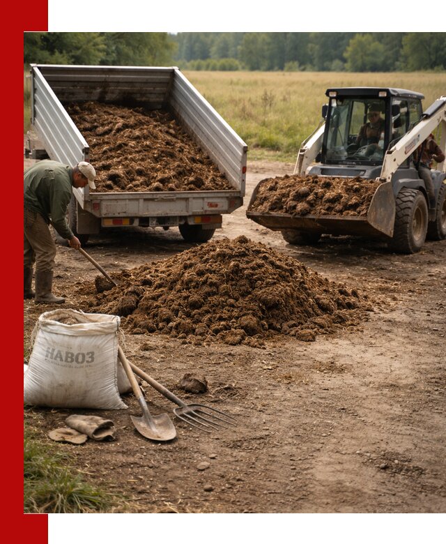 Доставка конского навоза в Балахне с разгрузкой и доставкой на объект