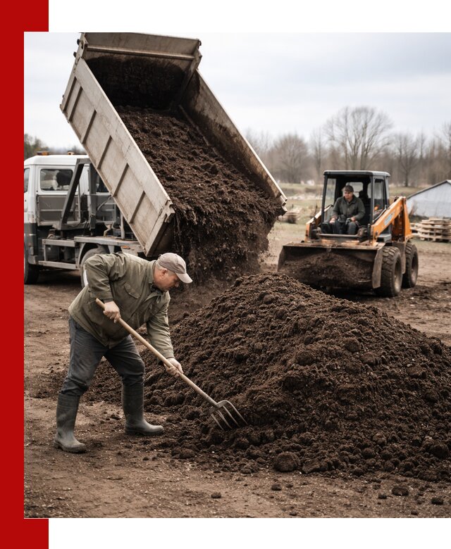 Доставка и продажа перегноя в Балахне быстро и дешево