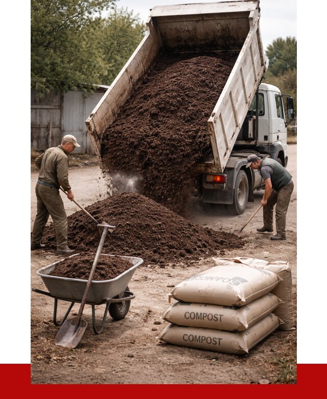 Купить компост в Балахне от 4388 р. за куб с доставкой | ПРОНЕРУДБлх